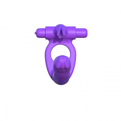 Эрекционное кольцо для двойного проникновения Silicone Double Penetrator Rabbit